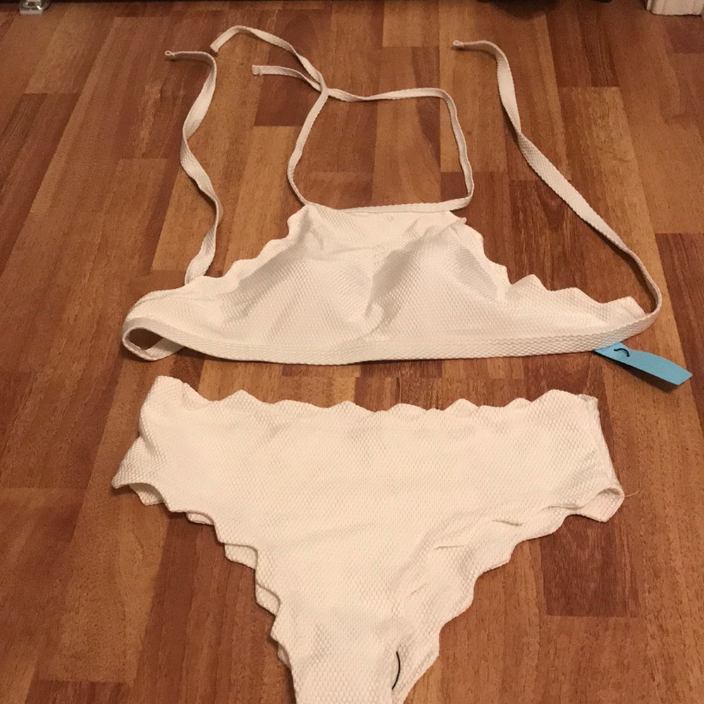 White bikini